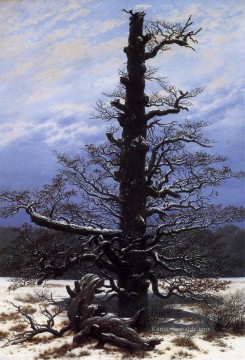 die Oaktree im Schnee romantischen Caspar David Friedrich Ölgemälde